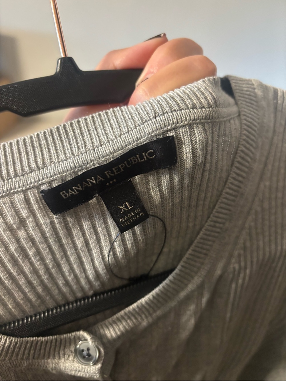 Banana Republic Ribbed Button Down - Picture 2 of 3